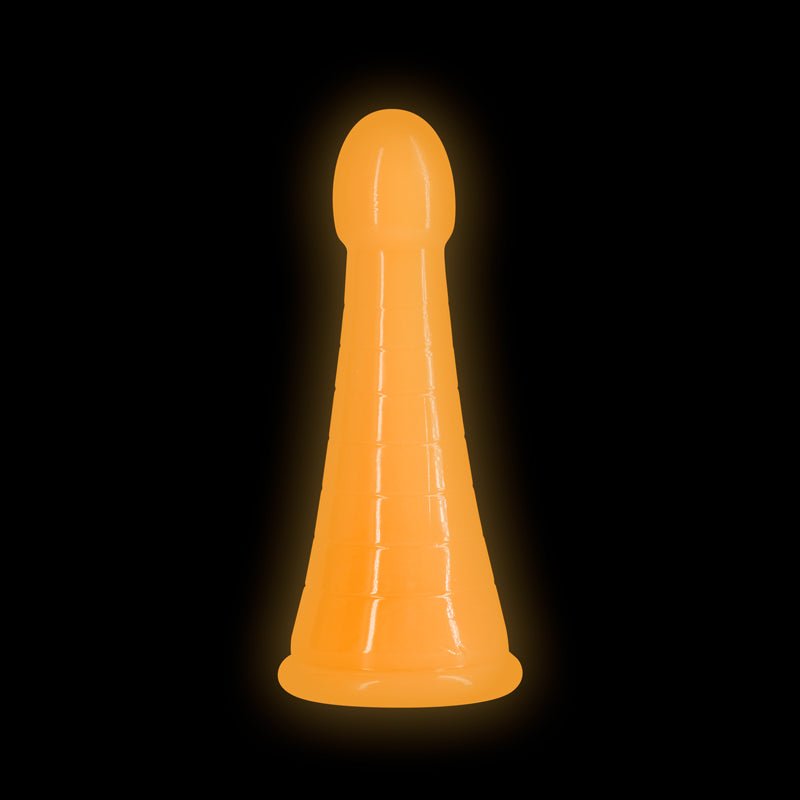 Firefly - Phoenix - Orange - Glow in Dark Orange 19.2 cm Dildo - Silk and Sin
