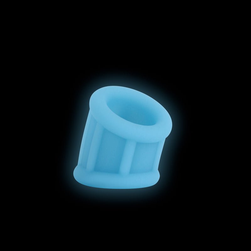 Firefly - Suave Ball Stretcher - Blue - Glow in Dark Blue Ball Stretcher - Silk and Sin