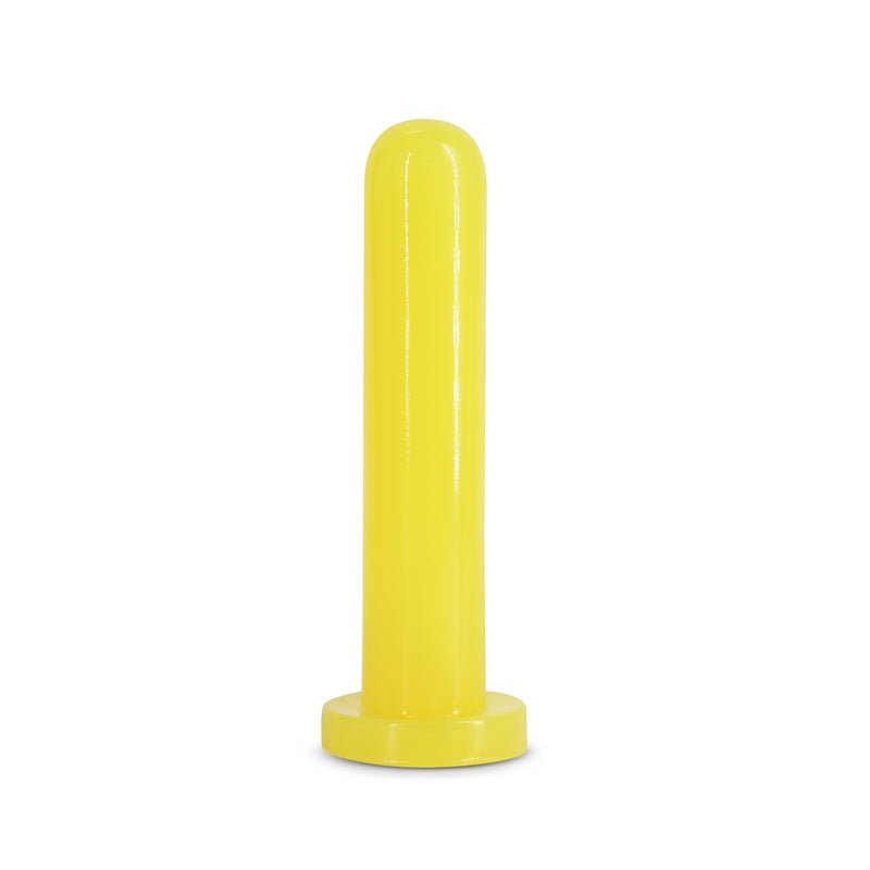 Firefly - Thrill - Yellow - Large - Glow in Dark Yellow 19.3 cm Large Dildo - Silk and Sin