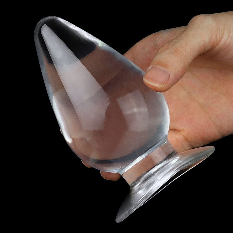 Flawless Clear Anal Plug 4.5'' - Clear 11.5 cm Butt Plug - Silk and Sin