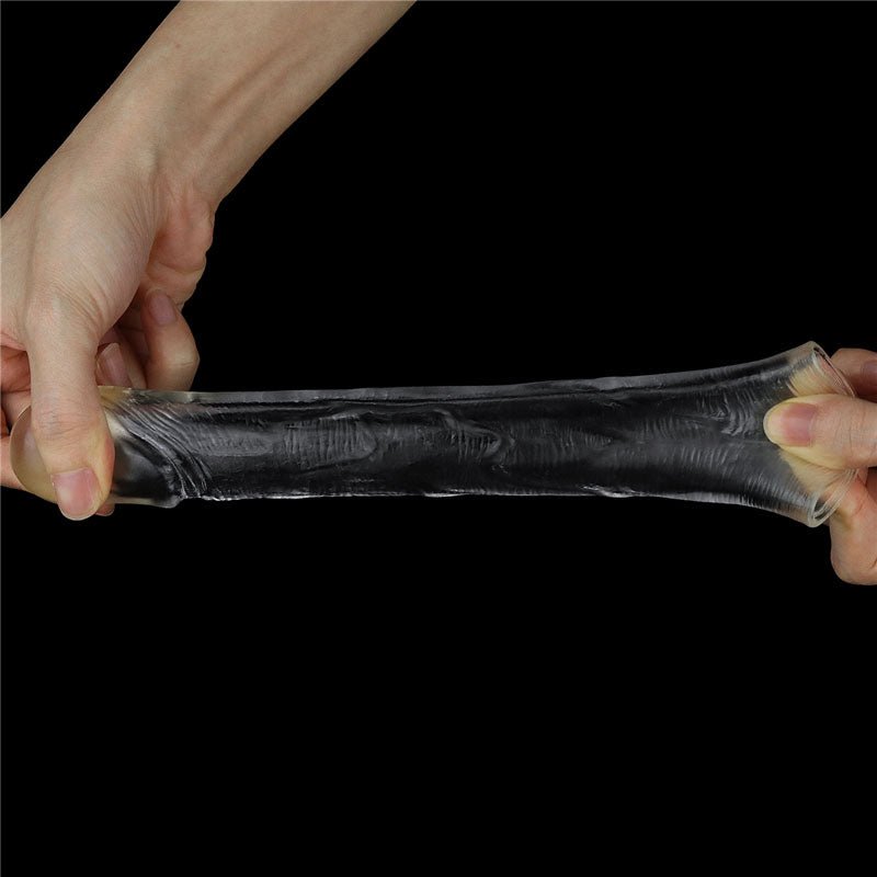 Flawless Clear Penis Sleeve 1'' - Clear 2.5 cm Penis Extender Sleeve - Silk and Sin