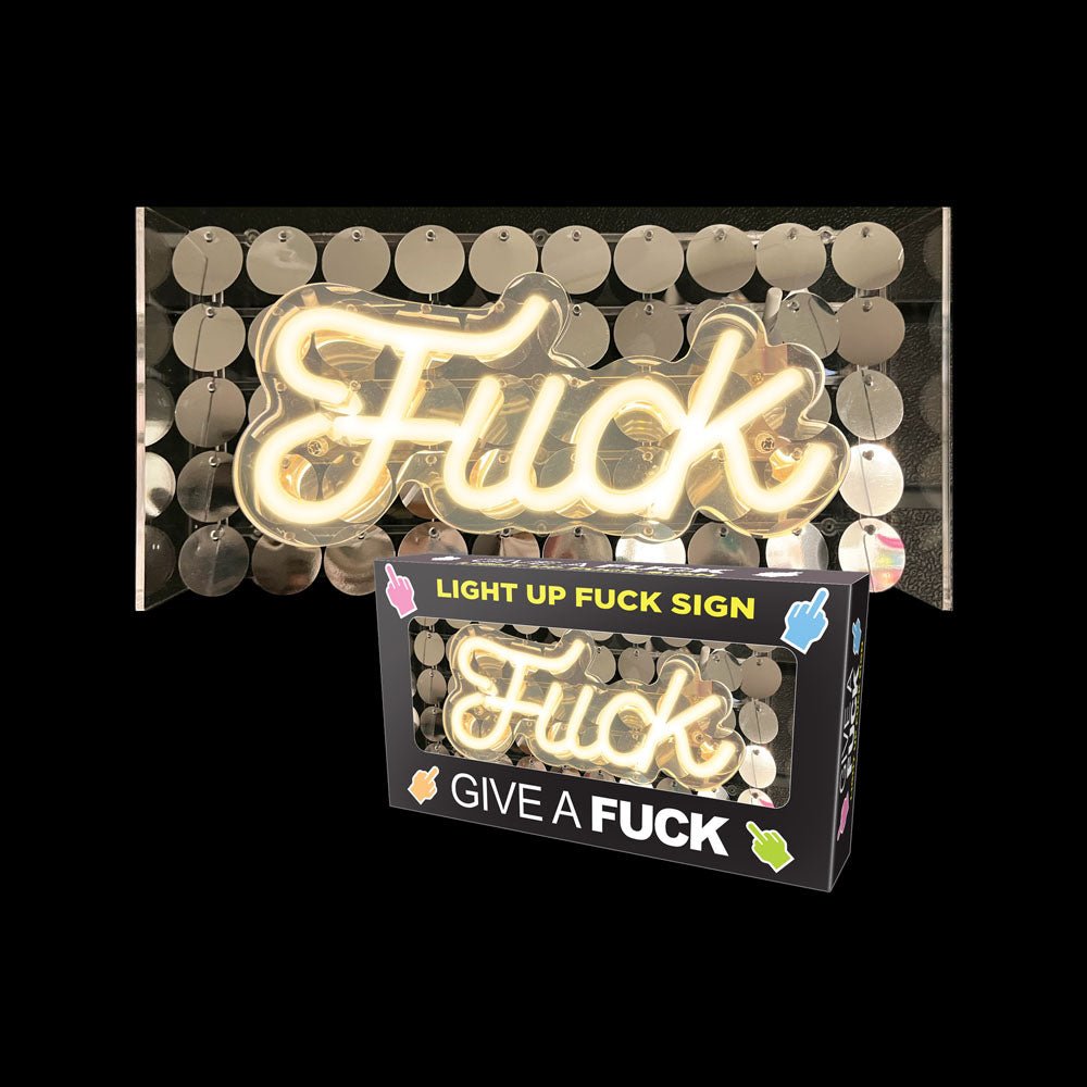 Fuck Neon Light Sign - Novelty Neon Light - Silk and Sin