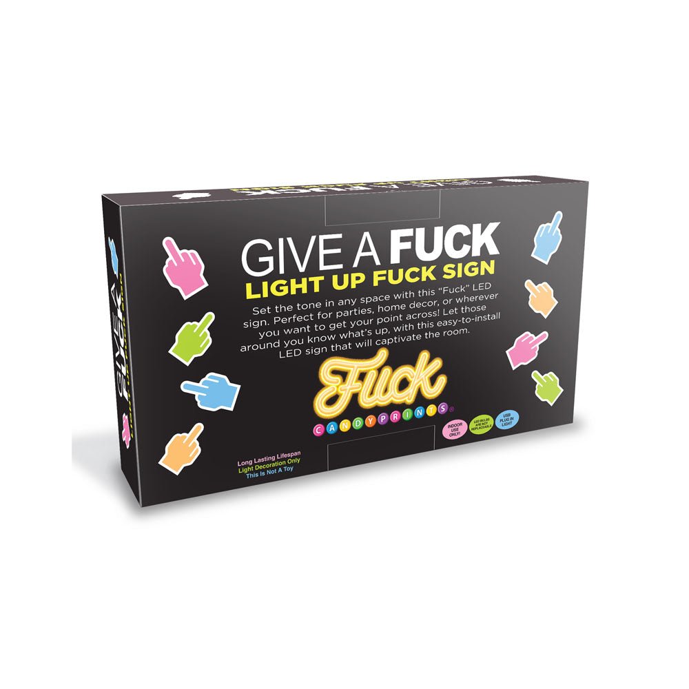 Fuck Neon Light Sign - Novelty Neon Light - Silk and Sin