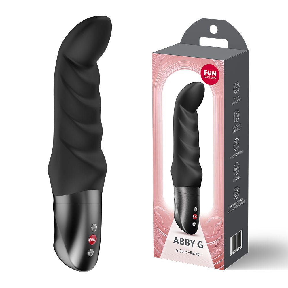 Fun Factory ABBY G Black - Black 18.8 cm Vibrator - Silk and Sin