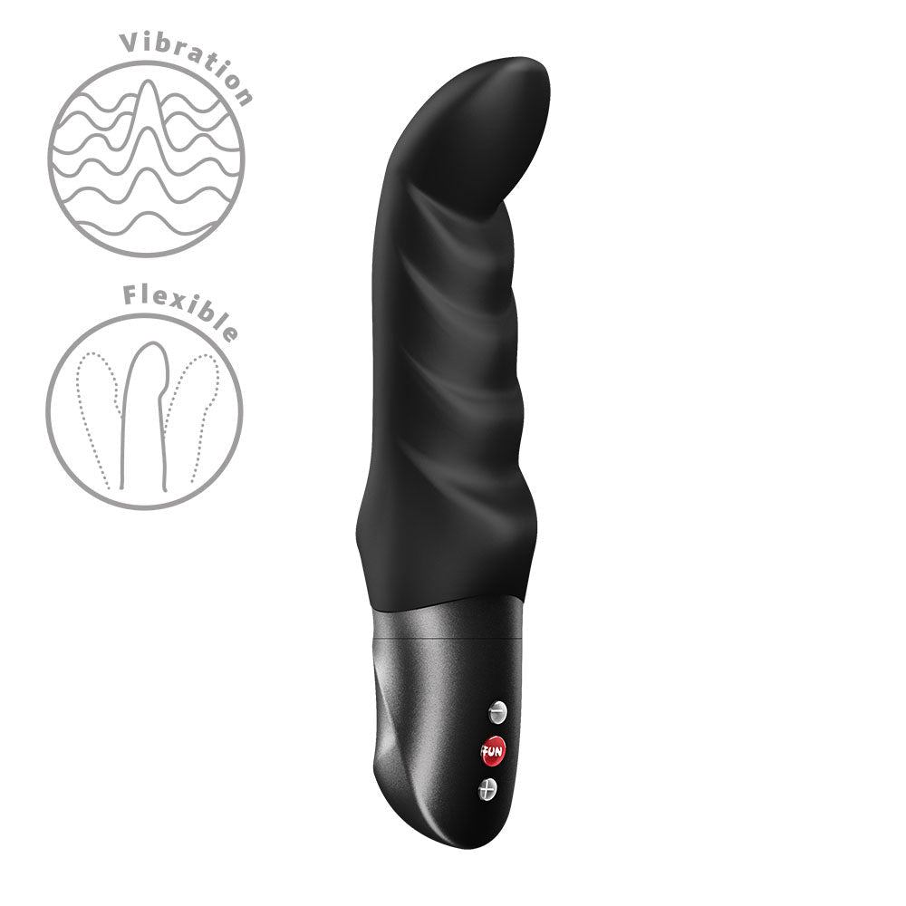 Fun Factory ABBY G Black - Black 18.8 cm Vibrator - Silk and Sin