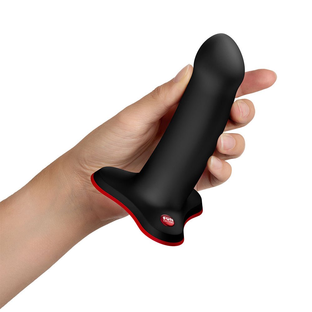 Fun Factory AMOR Black - Black 13.5 cm Dildo - Silk and Sin