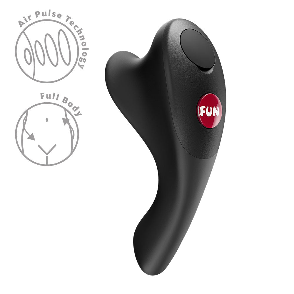 Fun Factory BE-ONE Black - Black USB-C Rechargeable Finger Stimulator - Silk and Sin