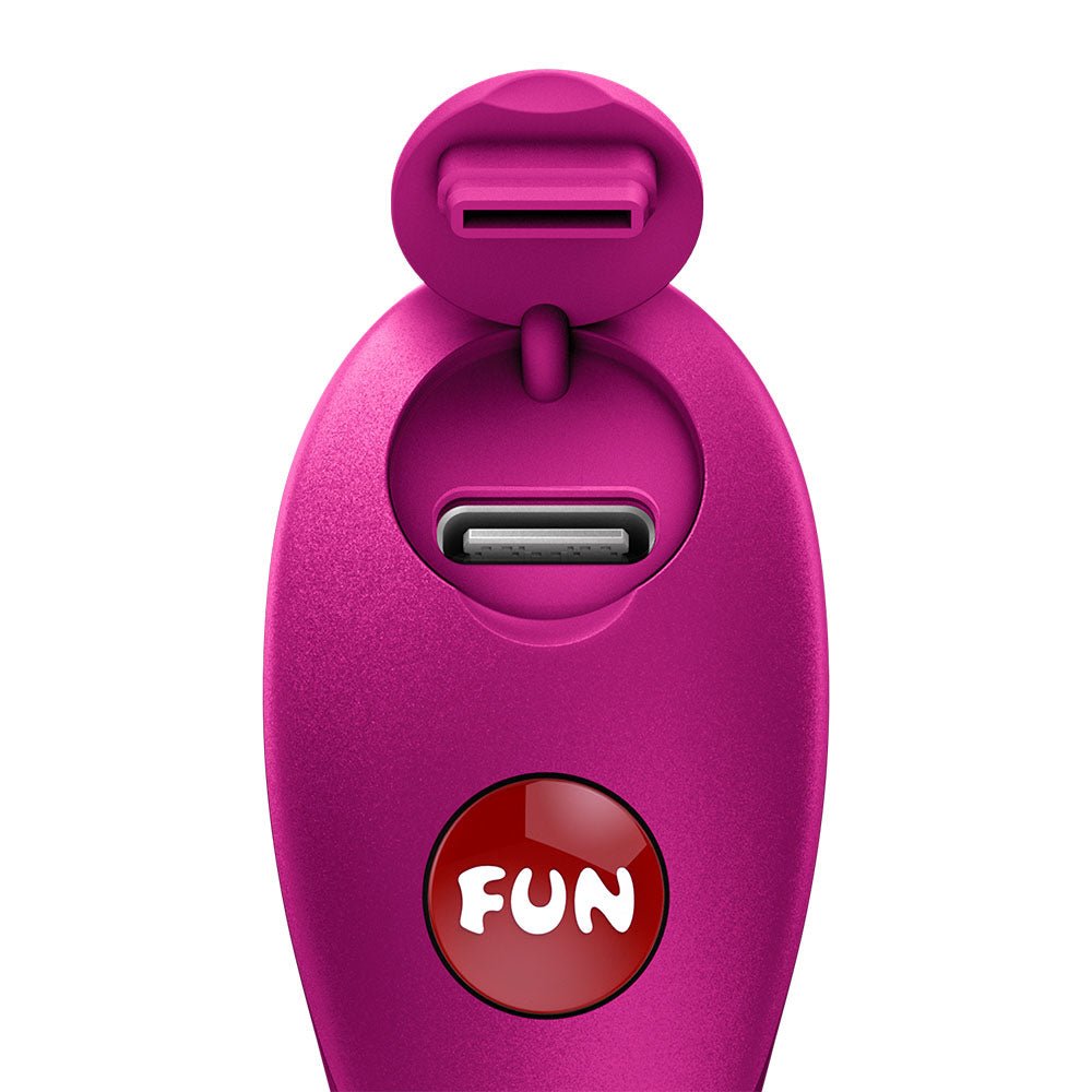 Fun Factory BE-ONE Magenta - Magenta USB-C Rechargeable Finger Stimulator - Silk and Sin