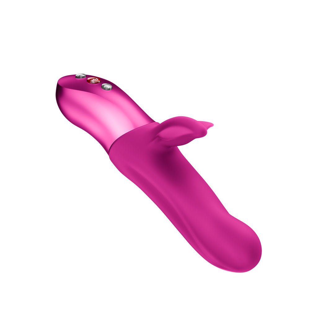 Fun Factory BI STRONIC FUSION Magenta - Magenta USB Rechargeable Stronic Rabbit Vibrator - Silk and Sin