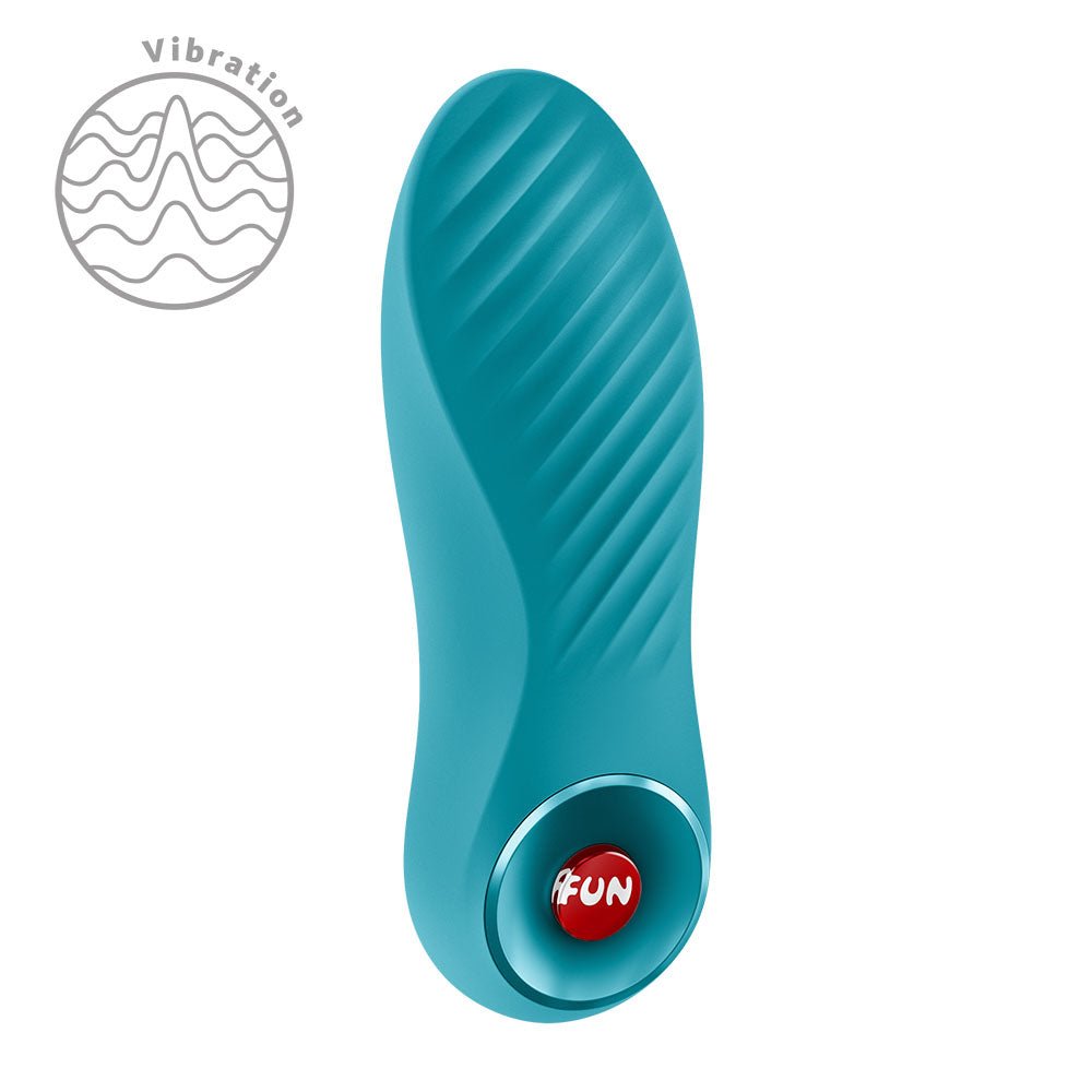 Fun Factory BIJOU Aquamarine - Aquamarine USB-C Rechargeable Stimulator - Silk and Sin