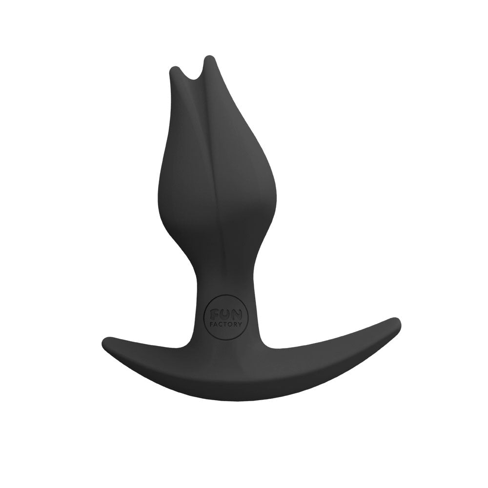 Fun Factory BOOTIE FEM Black - Black 8.5 cm Butt Plug - Silk and Sin