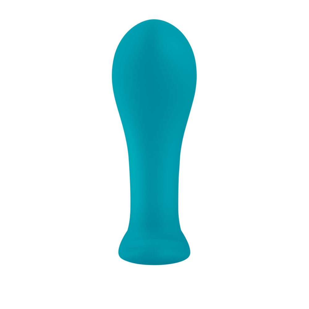 Fun Factory BOOTIE L Aquamarine - Aquamarine 10.9 cm Large Anal Plug - Silk and Sin
