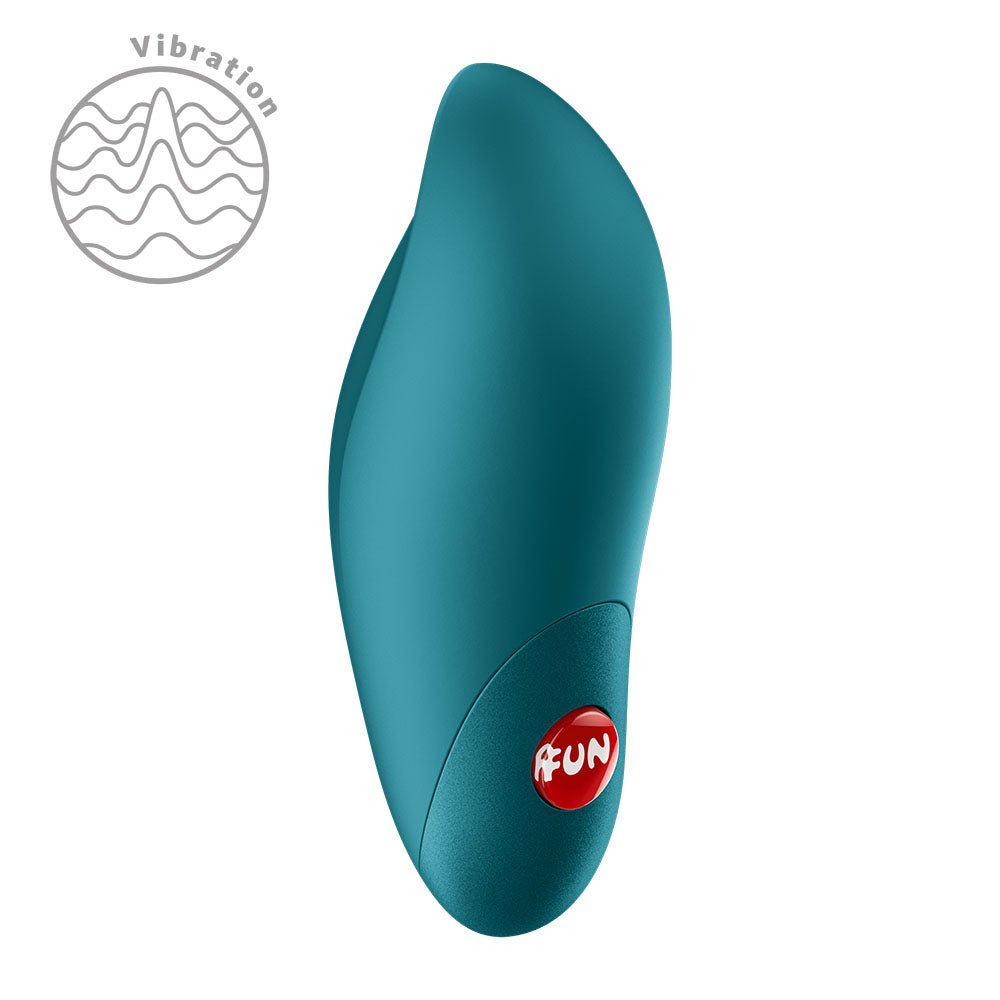 Fun Factory CHARME Bottle Green - Bottle Green USB-C Rechargeable Stimulator - Silk and Sin
