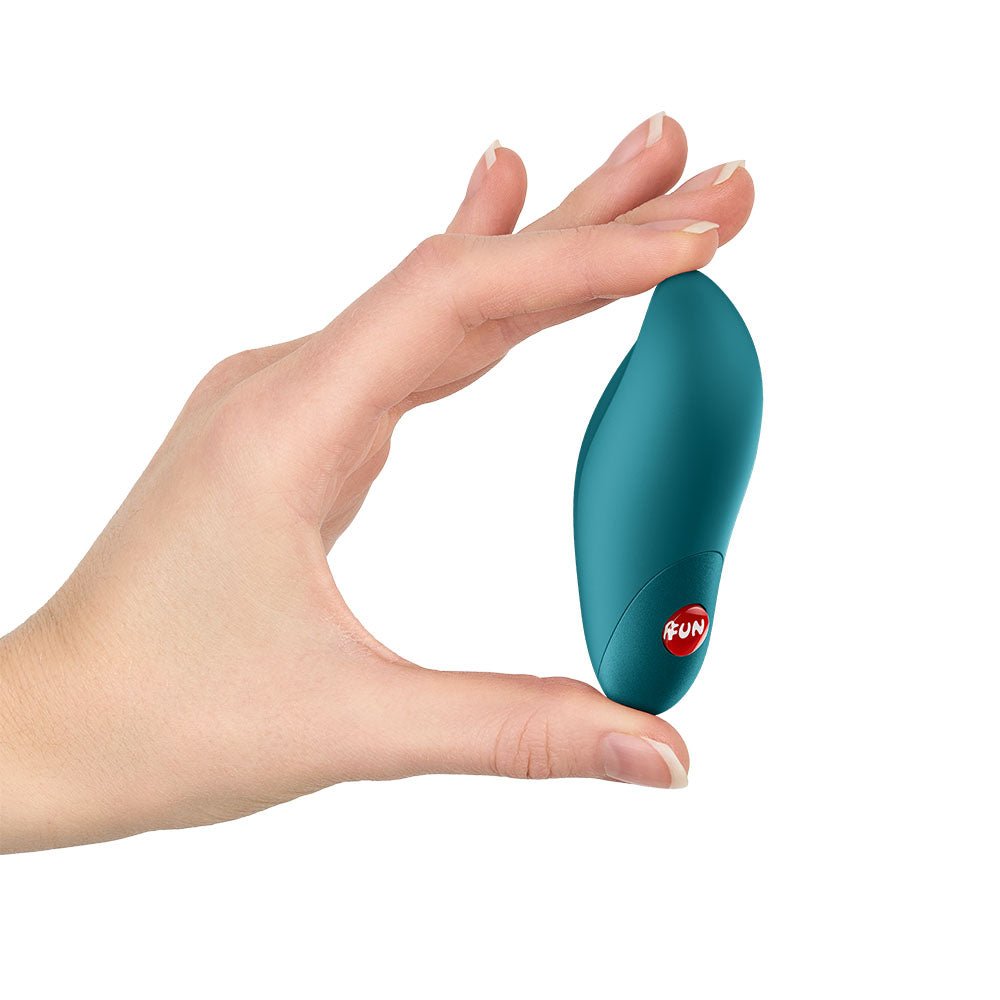 Fun Factory CHARME Bottle Green - Bottle Green USB-C Rechargeable Stimulator - Silk and Sin