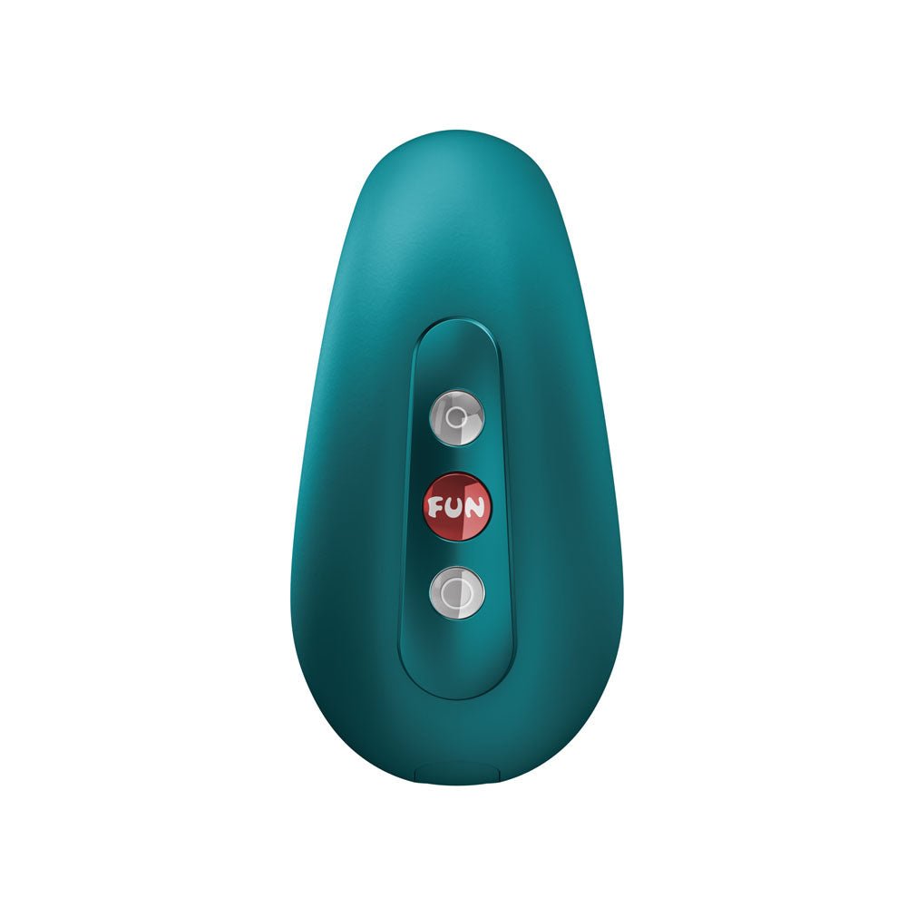 Fun Factory CHERIE Bottle Green - Bottle Green USB Rechargeable Air Pulse Stimulator - Silk and Sin