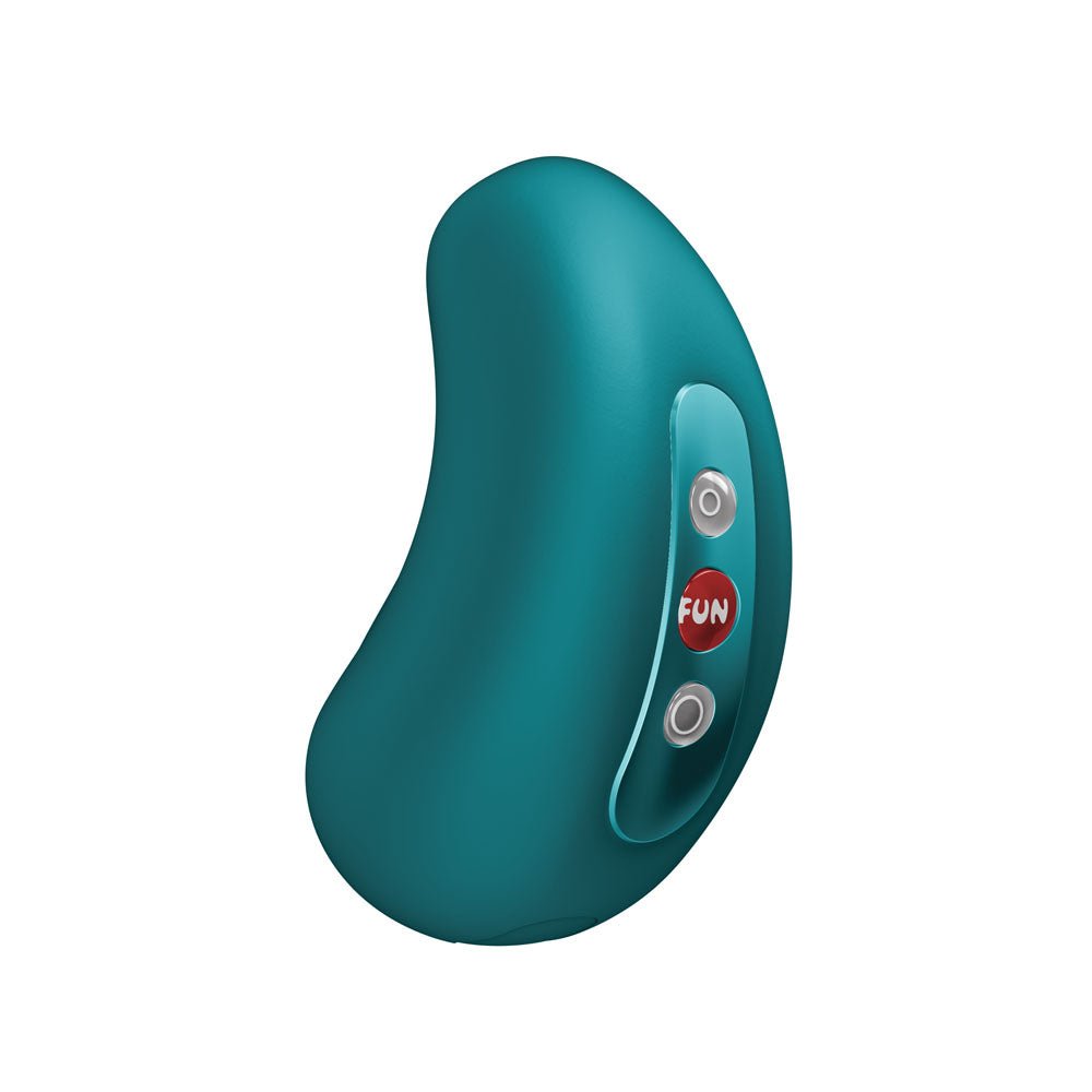 Fun Factory CHERIE Bottle Green - Bottle Green USB Rechargeable Air Pulse Stimulator - Silk and Sin