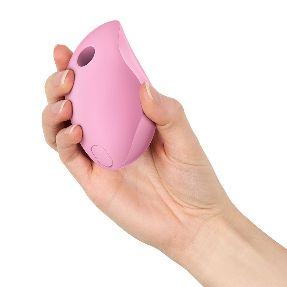 Fun Factory DELICIA Rose - Rose Pink USB Rechargeable Air Pulse Stimulator - Silk and Sin