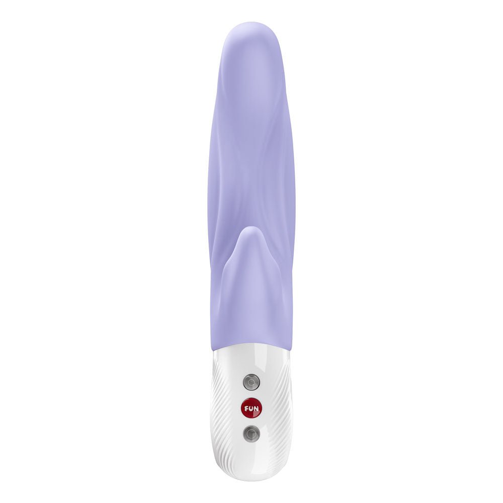 Fun Factory LADY BI Purple - Purple 21.8 cm USB-C Rechargeable Vibrator - Silk and Sin