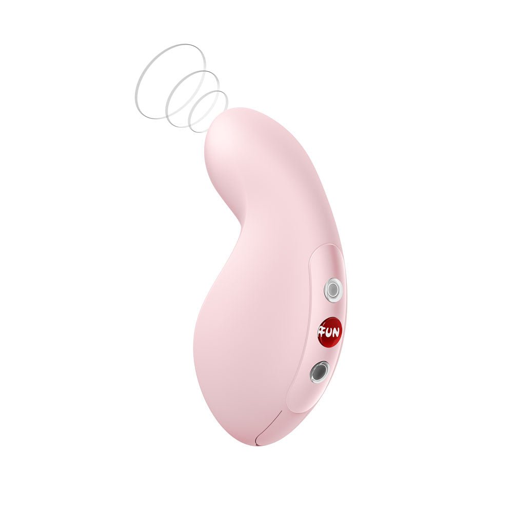 Fun Factory LUNA Soft Pink - Soft Pink USB-C Rechargeable Air Pulsation Clitoral Stimulator - Silk and Sin
