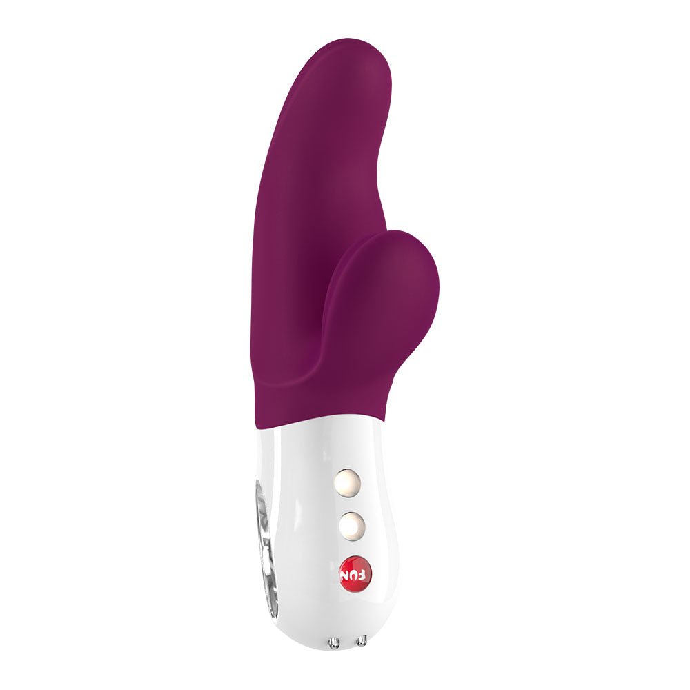 Fun Factory MISS BI grape - Grape 17 cm USB Rechargeable Rabbit Vibrator - Silk and Sin