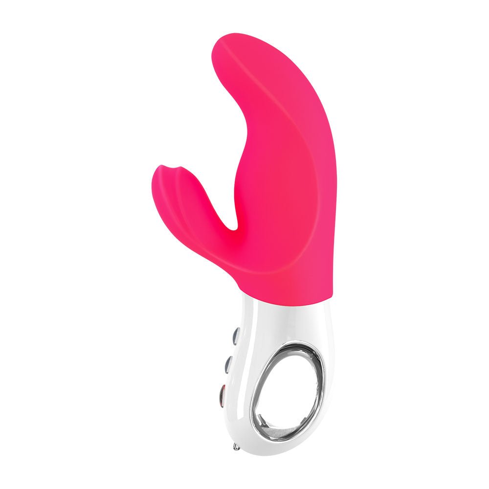 Fun Factory MISS BI pink - Pink 17 cm USB Rechargeable Rabbit Vibrator - Silk and Sin
