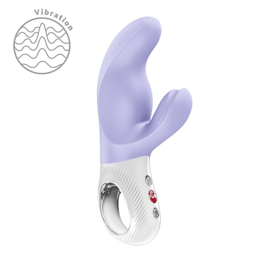 Fun Factory MISS BI Purple - Purple 17 cm USB-C Rechargeable Vibrator - Silk and Sin