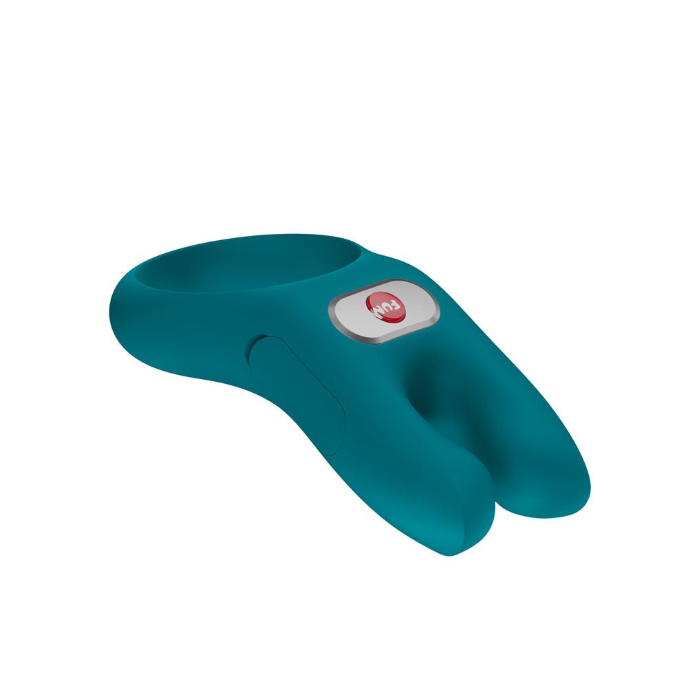 Fun Factory NOS Bottle Green - Bottle Green USB-C Rechargeable Vibrating Cock Ring - Silk and Sin