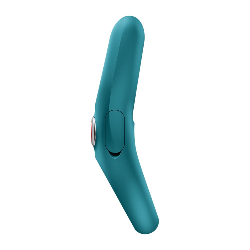 Fun Factory NOS PRO Bottle Green - Bottle Green USB-C Rechargeable Vibrating Cock Ring - Silk and Sin
