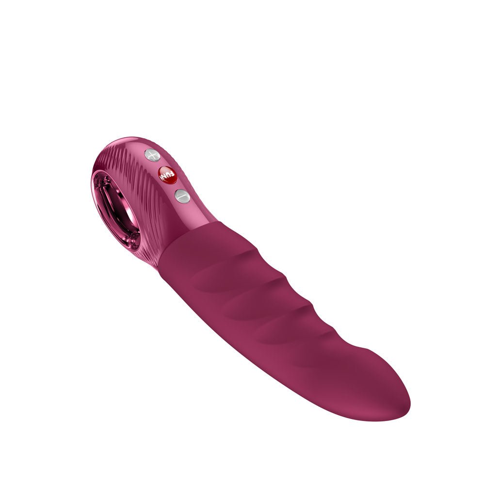 Fun Factory STRONIC DEEP Wine Red - Wine Red 20.8 cm USB-C Rechargeable Vibrator - Silk and Sin