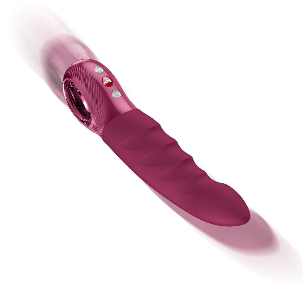 Fun Factory STRONIC DEEP Wine Red - Wine Red 20.8 cm USB-C Rechargeable Vibrator - Silk and Sin