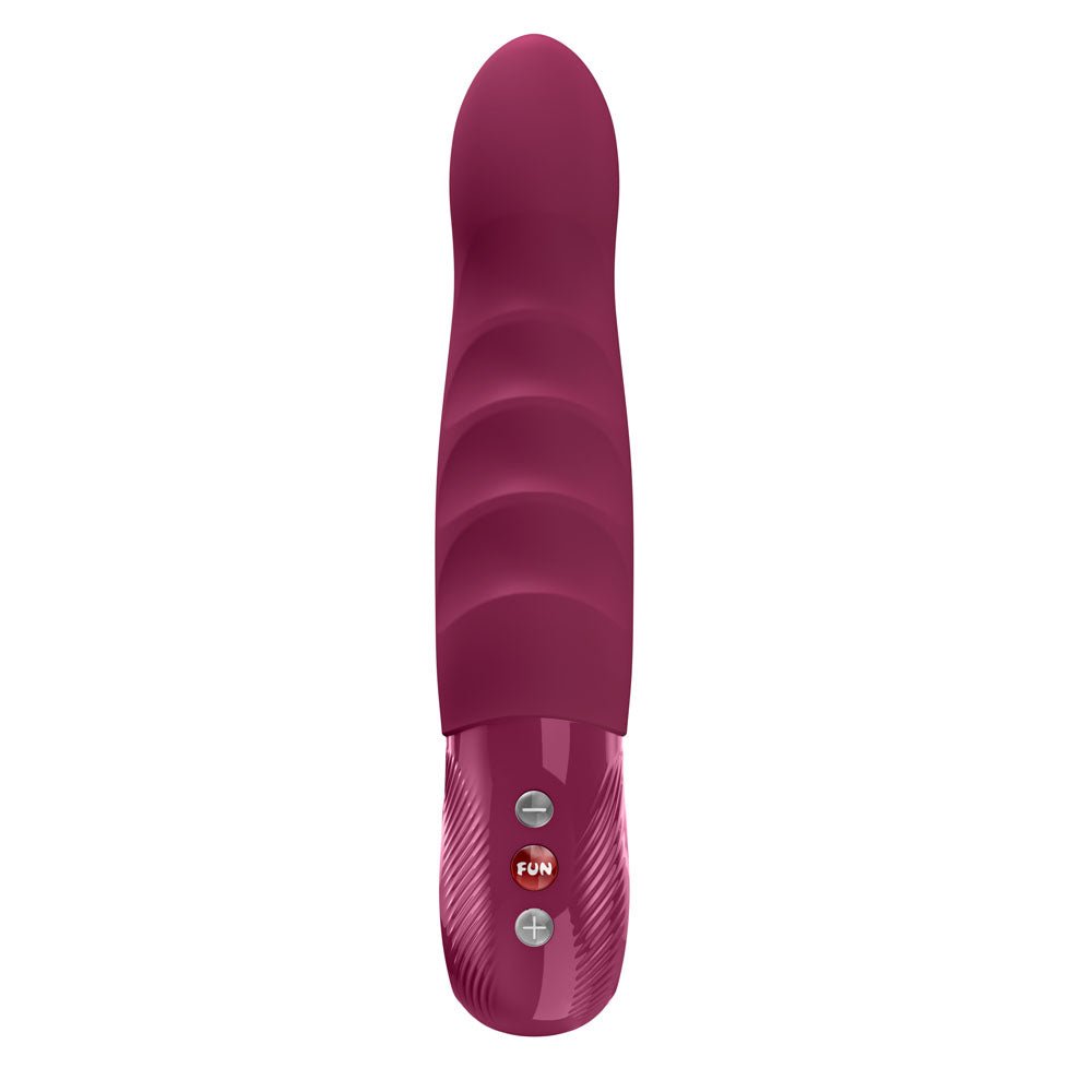 Fun Factory STRONIC DEEP Wine Red - Wine Red 20.8 cm USB-C Rechargeable Vibrator - Silk and Sin