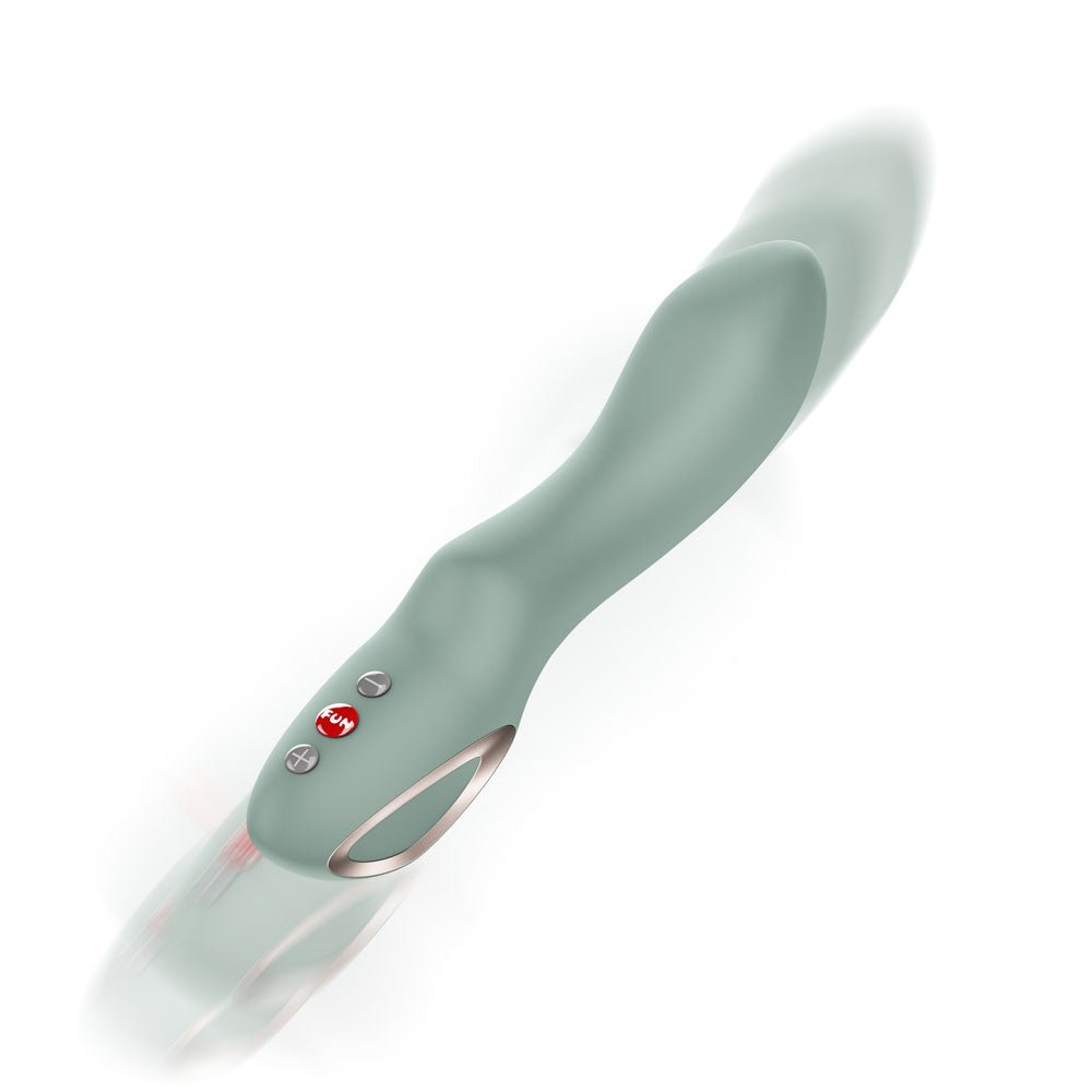 Fun Factory STRONIC DIVE - Green USB Rechargeable Thrusting Vibrator - Silk and Sin