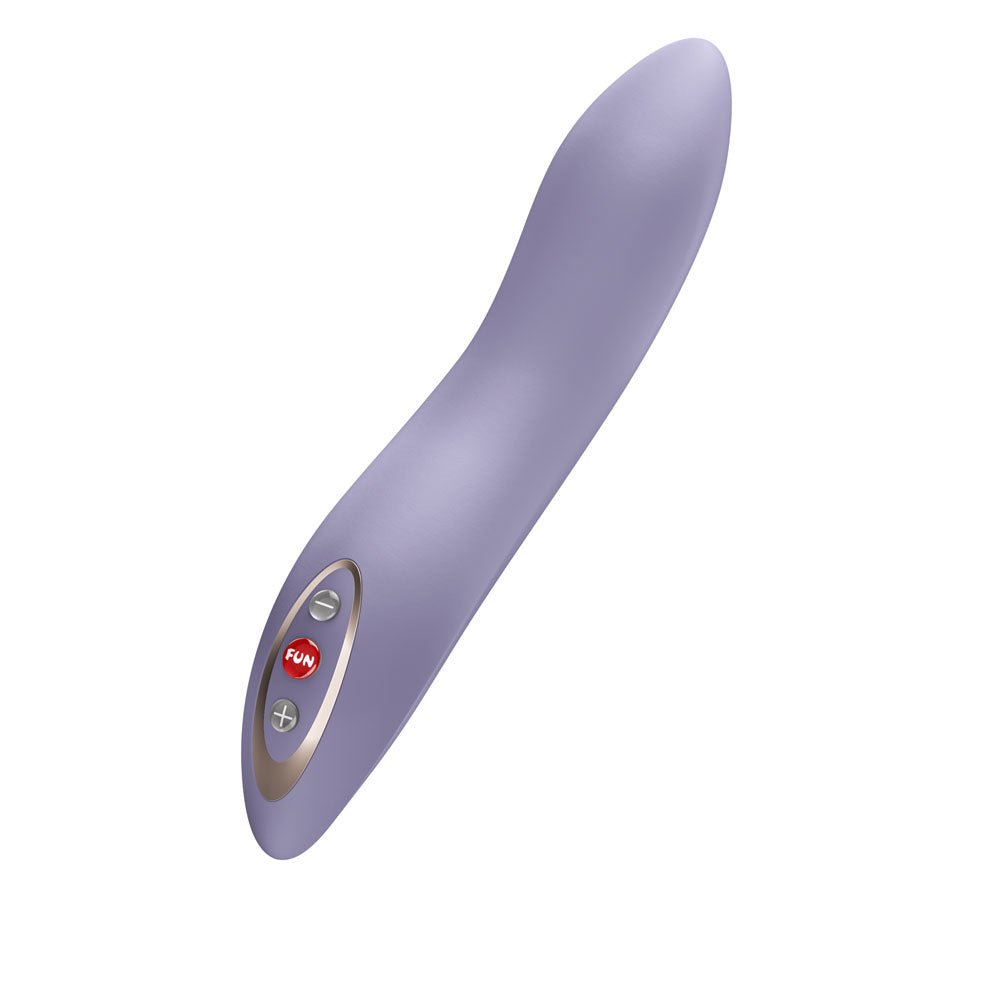 Fun Factory STRONIC FLOW Light Violet - Light Violet 21.6 cm USB Rechargeable Thrusting Vibrator - Silk and Sin