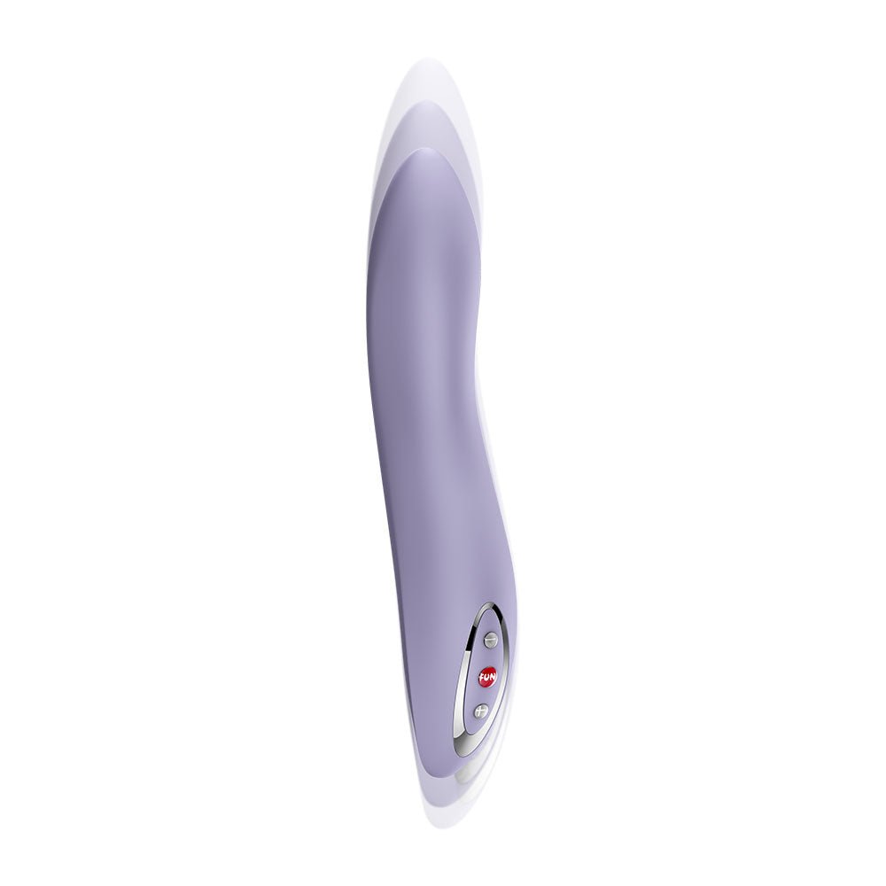 Fun Factory STRONIC FLOW Light Violet - Light Violet 21.6 cm USB Rechargeable Thrusting Vibrator - Silk and Sin