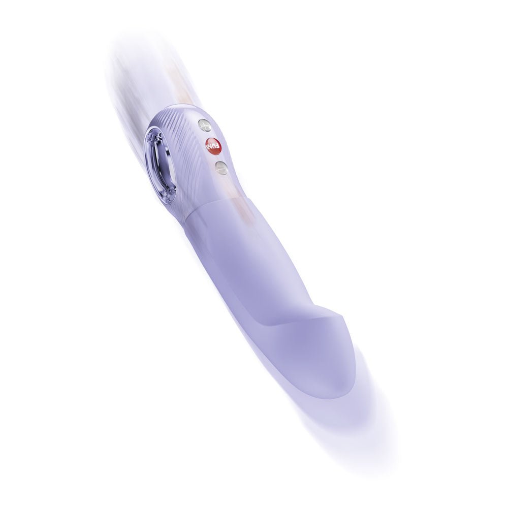 Fun Factory STRONIC G FORTE Purple - Purple 19 cm USB-C Rechargeable Thrusting Vibrator - Silk and Sin