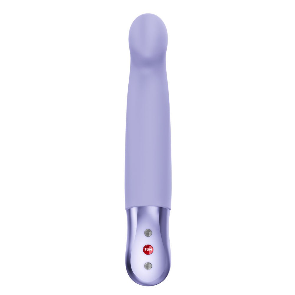 Fun Factory STRONIC G - Purple 20.8 cm USB-C Rechargeable Thrusting Vibrator - Silk and Sin
