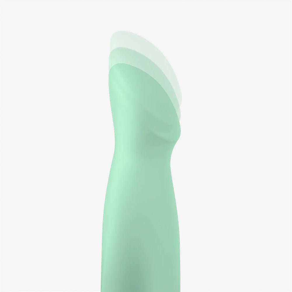 Fun Factory SUNDAZE pistachio - Pistachio Green 17.5 cm USB Rechargeable Thrusting Vibrator - Silk and Sin