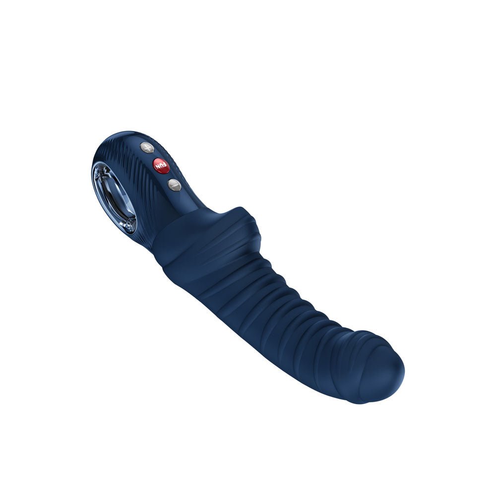 Fun Factory TIGER Nightblue - Night Blue 22.4 cm USB-C Rechargeable Vibrator - Silk and Sin