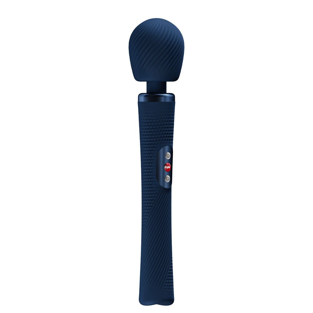 Fun Factory VIM Nightblue - Nightblue USB-C Rechargeable Rumbling Massage Wand - Silk and Sin