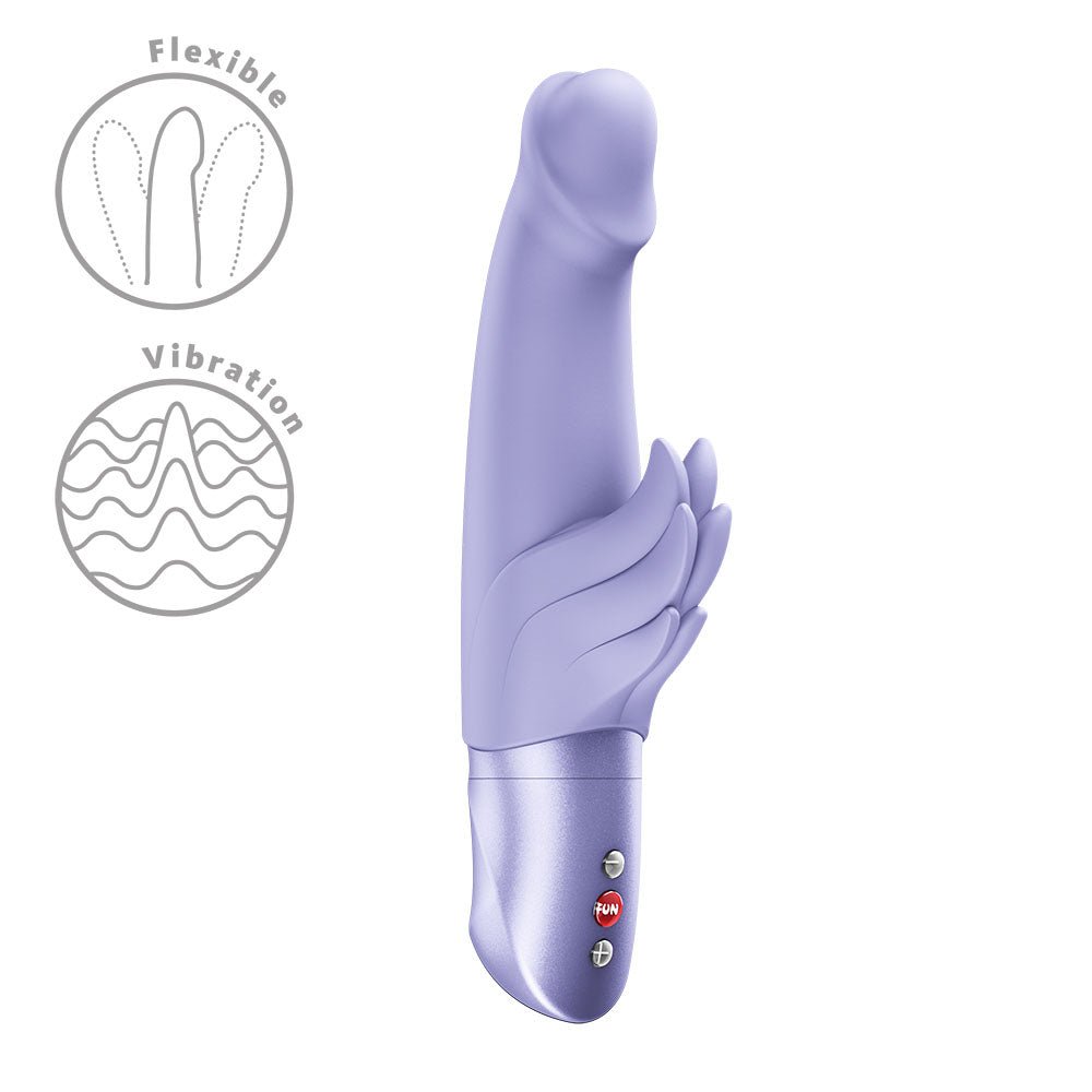 Fun Factory WICKED ANGEL Purple - Purple Angel Vibrator - Silk and Sin