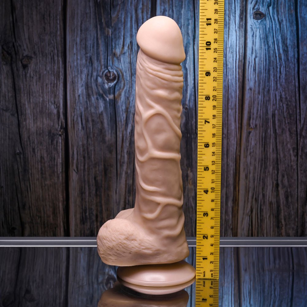 Gender X 10'' FLEXSKIN POSEABLE TRUE FEEL - Light - Flesh 29.2 cm Poseable Dong - Silk and Sin
