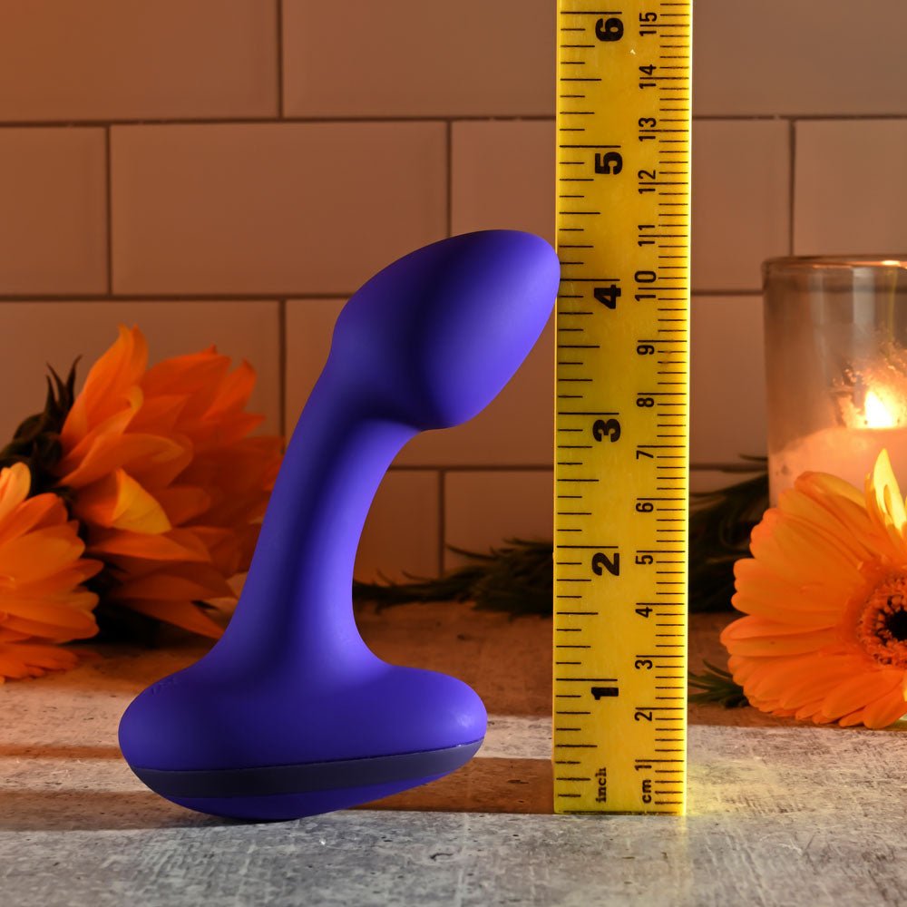 Gender X ANYBODYS PLUG - Blue 11.4 cm USB Rechargeable Vibrating Butt Plug - Silk and Sin