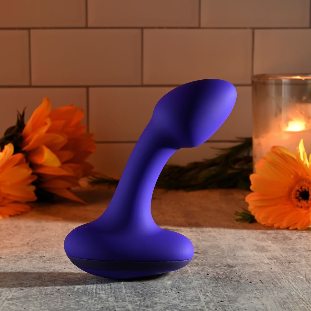 Gender X ANYBODYS PLUG - Blue 11.4 cm USB Rechargeable Vibrating Butt Plug - Silk and Sin