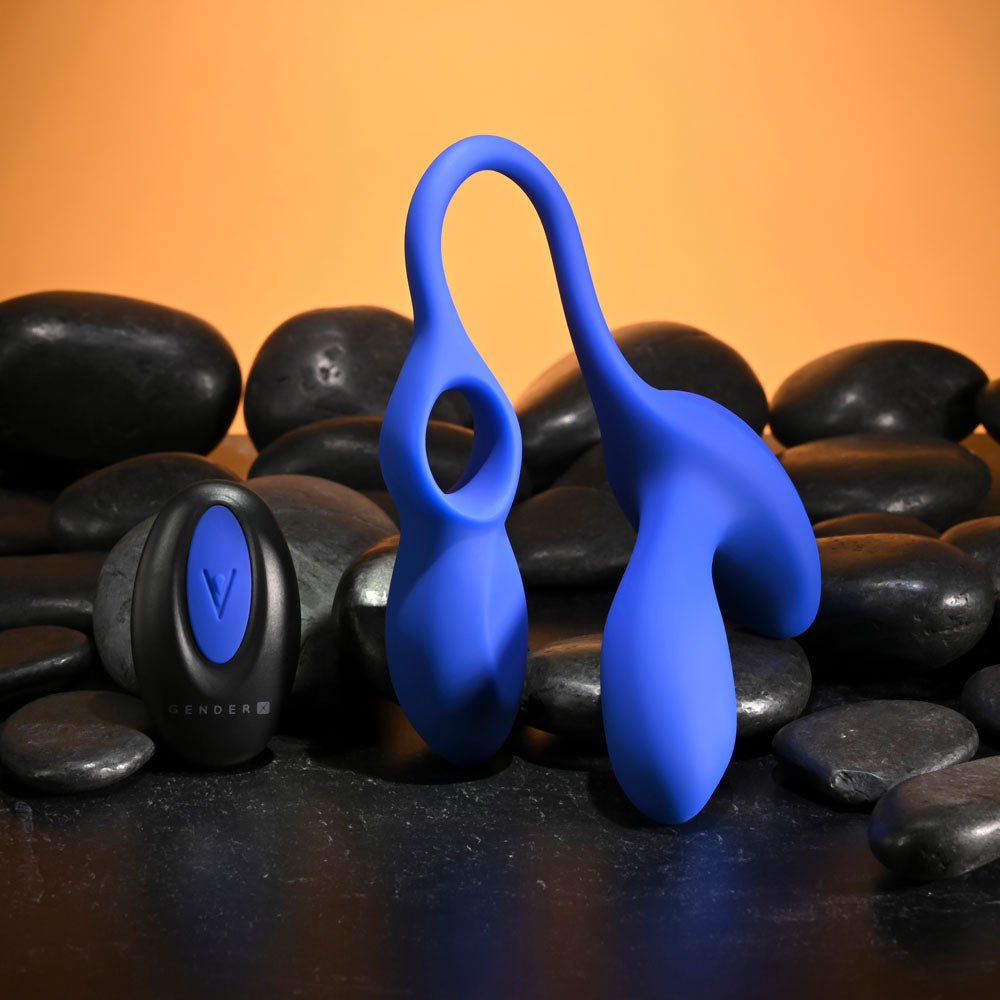 Gender X BACK FOR MORE - Dual USB Rechargeable Dual Stimulator with Wireless Remote - Silk and Sin