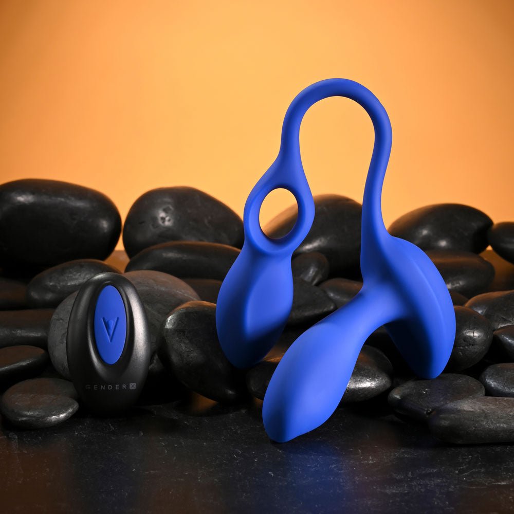 Gender X BACK FOR MORE - Dual USB Rechargeable Dual Stimulator with Wireless Remote - Silk and Sin
