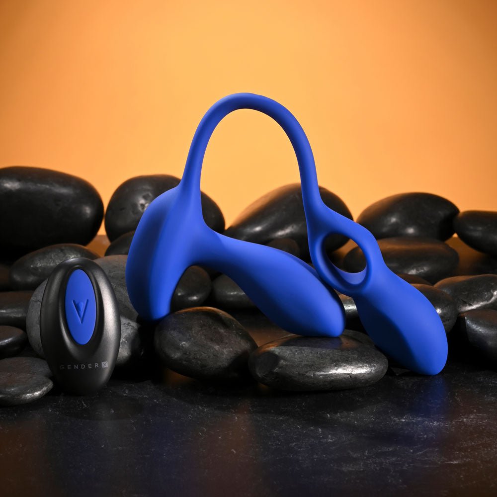 Gender X BACK FOR MORE - Dual USB Rechargeable Dual Stimulator with Wireless Remote - Silk and Sin