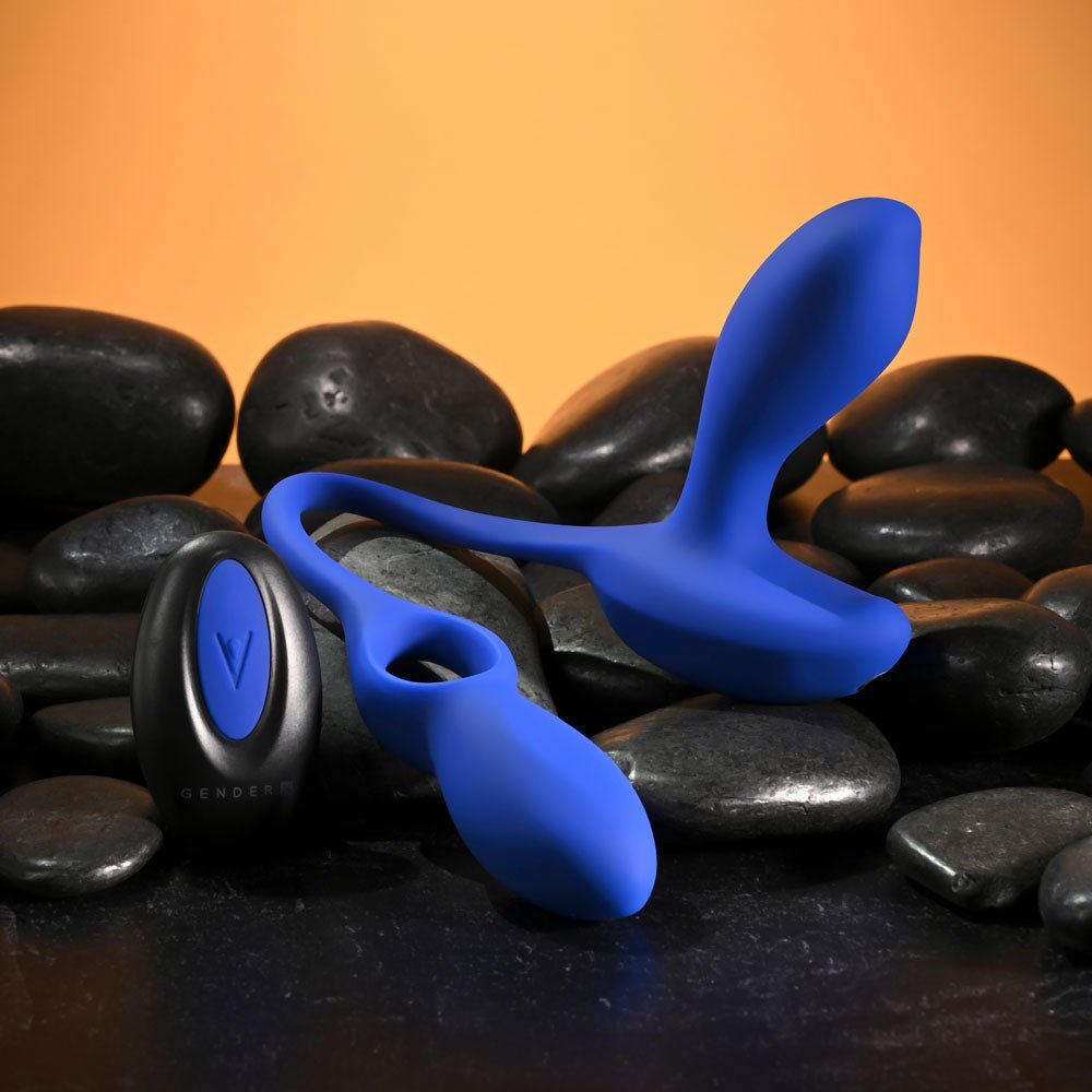 Gender X BACK FOR MORE - Dual USB Rechargeable Dual Stimulator with Wireless Remote - Silk and Sin
