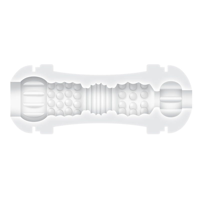 Gender X DOUBLE FANTASY - Clear Double Ended Stroker - silkandsin