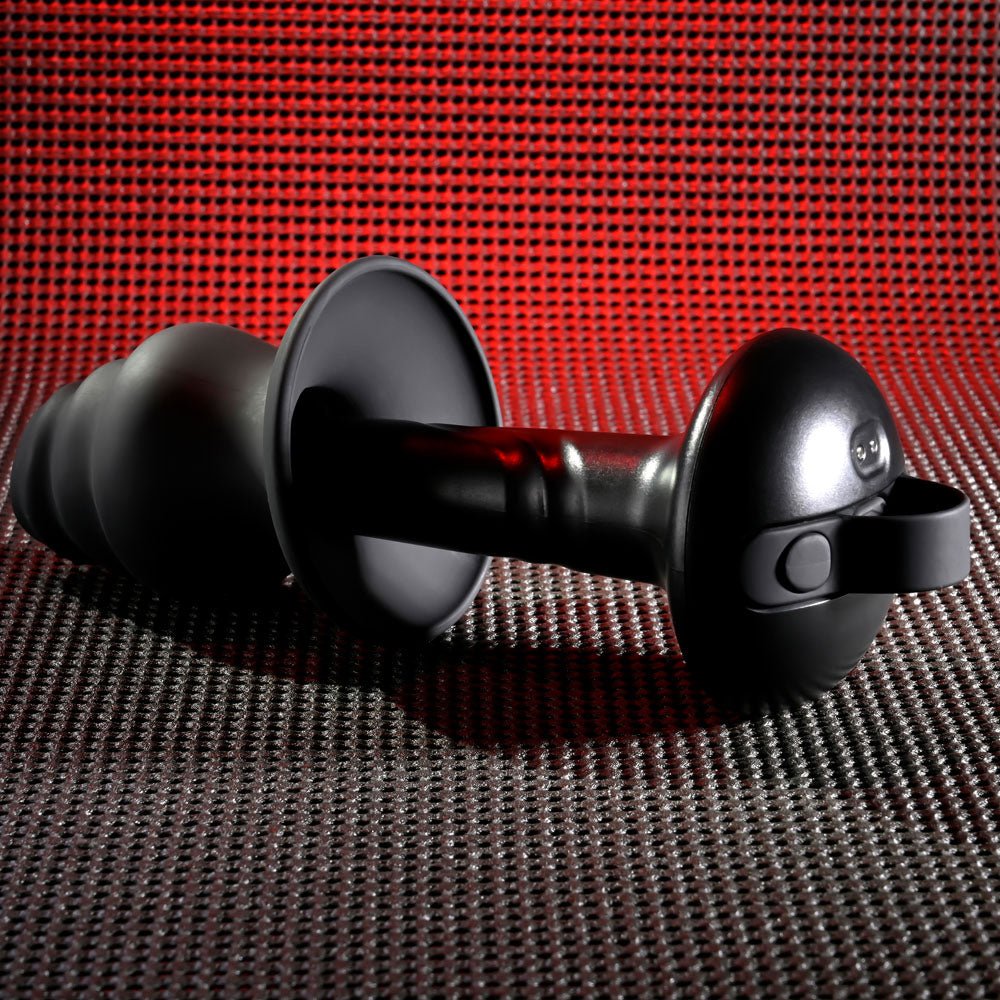 Gender X ECHO - Black 15.3 cm USB Rechargeable Butt Plug - Silk and Sin