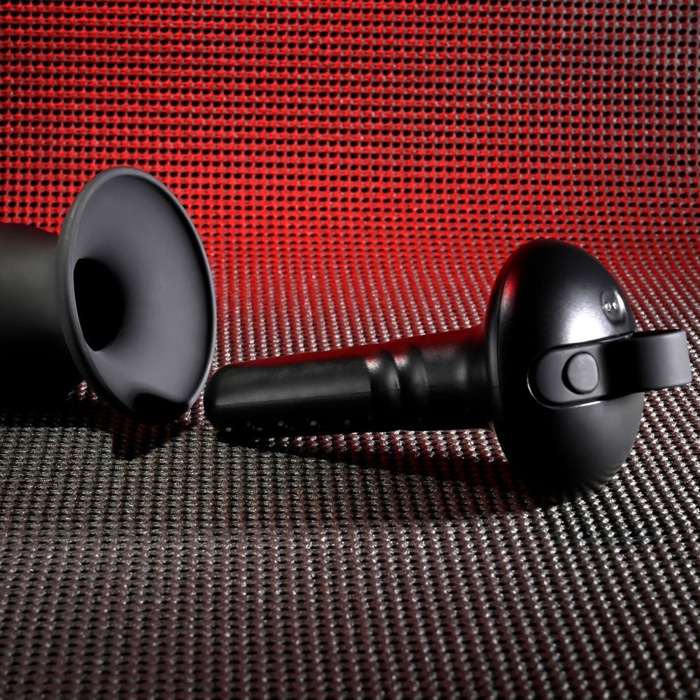 Gender X ECHO - Black 15.3 cm USB Rechargeable Butt Plug - Silk and Sin